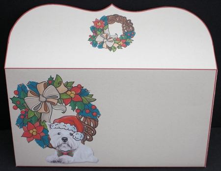 A Westie at Christmas by Marion Kimberley-Scott