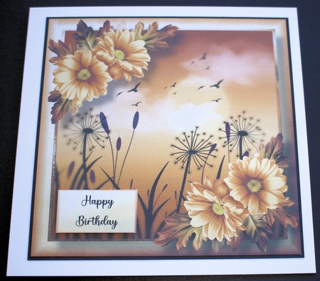 Sumptuous Sunset 1 8x8 by Marion Kimberley-Scott