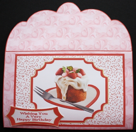 Strawberries And Cream Cup Cake - Money Wallet by Marion Kimberley-Scott