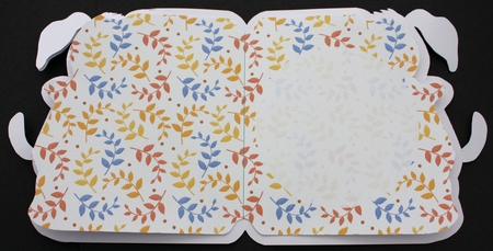 Bloom Where You Are Planted Shaped Decoupage Card and Insert by Marion Kimberley-Scott