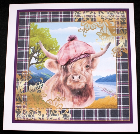 3 Highland cow card front/toppers 2 by Marion Kimberley-Scott