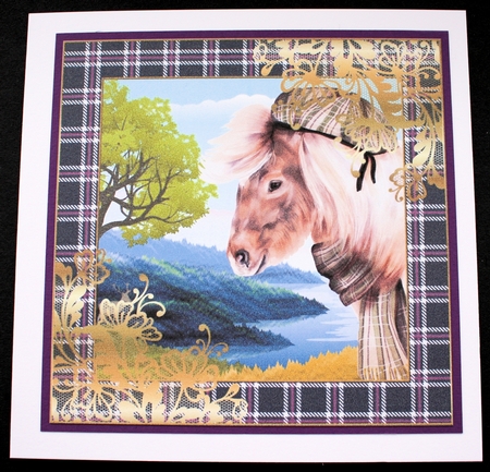 3 Highland pony card front/toppers  by Marion Kimberley-Scott