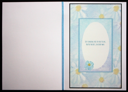 WATERCOLOUR DAISY BACKGROUND: A4 Multi-Directional Floral Patterned Backing Paper by Marion Kimberley-Scott