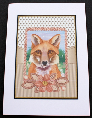 2 Cream woodland animal card fronts 2 by Marion Kimberley-Scott