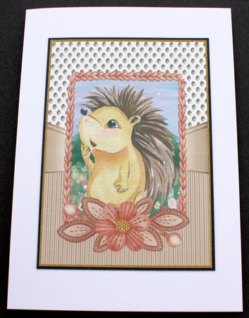 2 Cream woodland animal card fronts 3 by Marion Kimberley-Scott