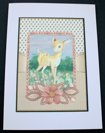 2 Cream woodland animal card fronts 5 by Marion Kimberley-Scott