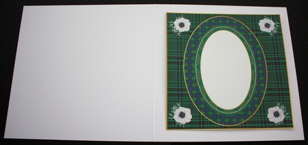 Floral tartan blank insert 6 by Marion Kimberley-Scott