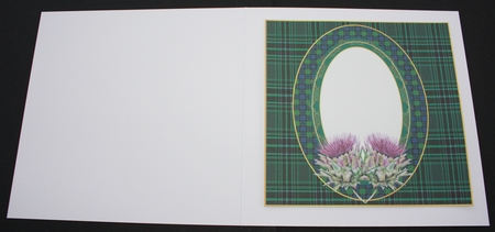 Floral tartan blank insert 7 by Marion Kimberley-Scott