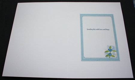 2 FORGET-ME-NOT THINKING OF YOU INSERTS: 1 Blank, 1 With Short Verse, & 6 Bonus Verses by Marion Kimberley-Scott