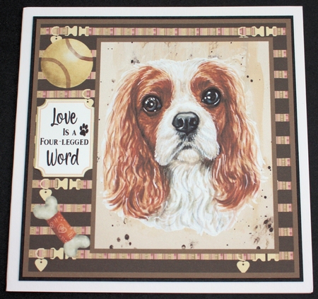 King Charles card front  by Marion Kimberley-Scott