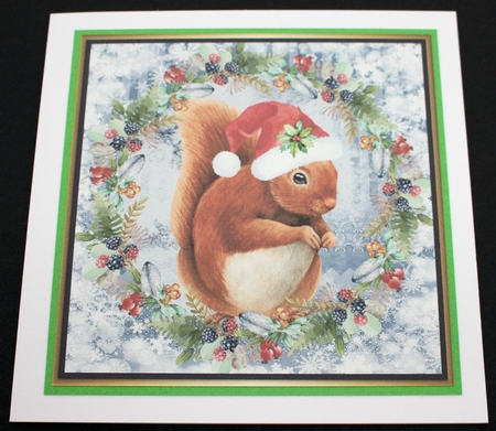 3 Christmas squirrel card front/toppers 1 by Marion Kimberley-Scott