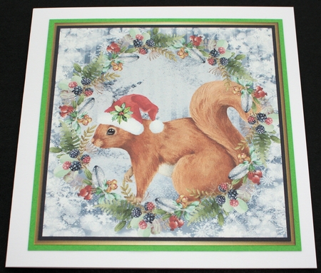 3 Christmas squirrel card front/toppers 2 by Marion Kimberley-Scott