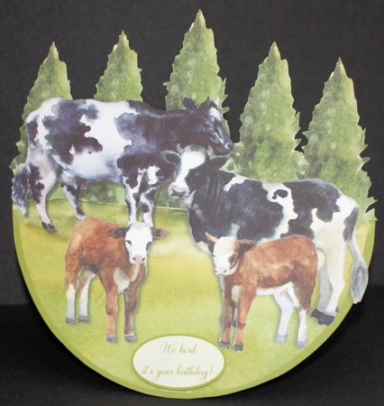 HERD ITS YOUR BIRTHDAY - rocker card by Marion Kimberley-Scott