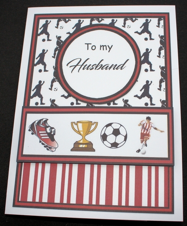 Diagonal pop-out Football (red) by Marion Kimberley-Scott
