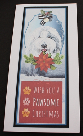 4 Cute Christmas pup bookmarks/toppers 2 by Marion Kimberley-Scott