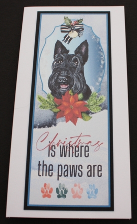 4 Cute Christmas pup bookmarks/toppers 4 by Marion Kimberley-Scott