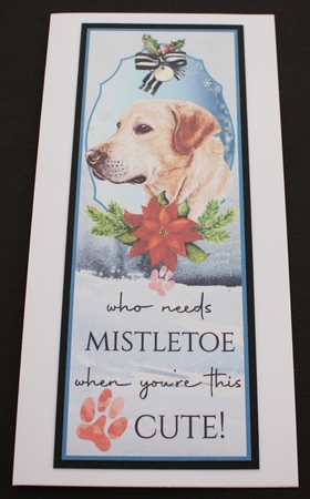 4 Cute Christmas pup bookmarks/toppers 6 by Marion Kimberley-Scott
