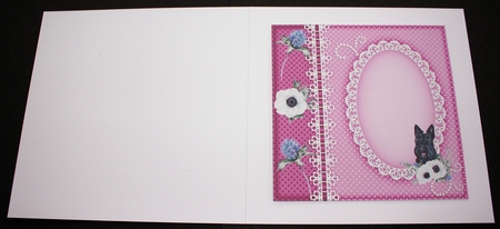 Floral Scottish dog insert 1 by Marion Kimberley-Scott