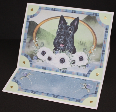Scottish dogs easel topper and stopper 1 by Marion Kimberley-Scott