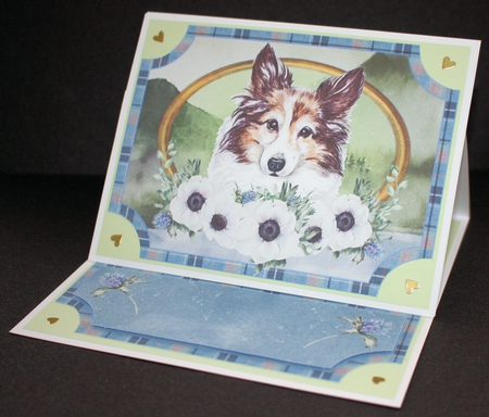 Scottish dogs easel topper and stopper 2 by Marion Kimberley-Scott