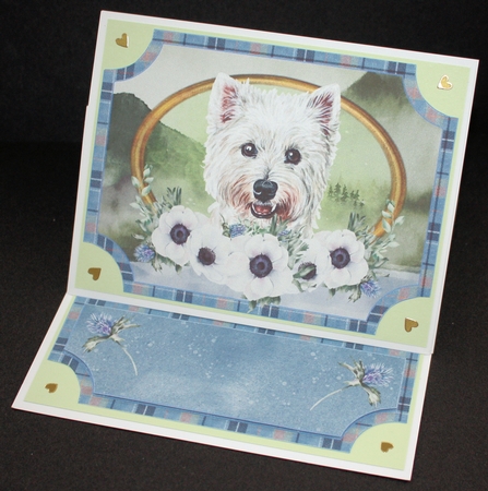 Scottish dogs easel topper and stopper 3 by Marion Kimberley-Scott