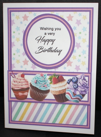 Diagonal pop-out Cupcakes by Marion Kimberley-Scott