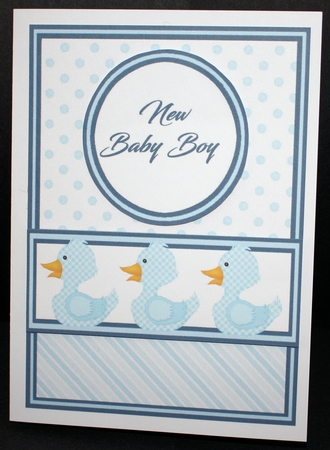 Diagonal pop-out Baby boy by Marion Kimberley-Scott