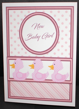 Diagonal pop-out Baby girl by Marion Kimberley-Scott
