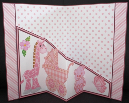 Diagonal pop-out Baby girl by Marion Kimberley-Scott
