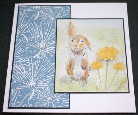 DANDELION SEED BACKGROUND: A4 Multi-Directional Patterned Dandelion Backing Paper by Marion Kimberley-Scott