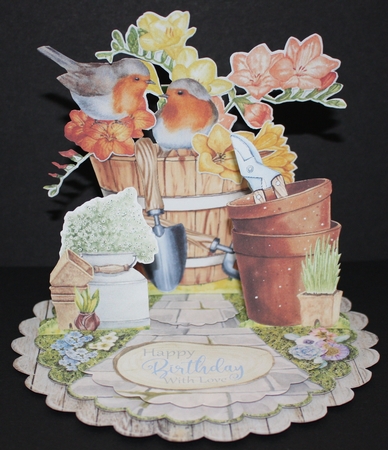 My Little Bird Garden 3 Triple Easel Card Kit by Marion Kimberley-Scott