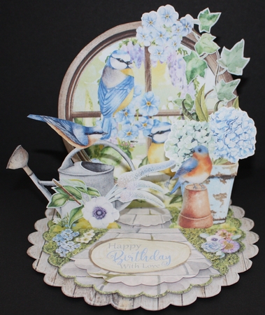 My Little Bird Garden 4 Triple Easel Card Kit by Marion Kimberley-Scott