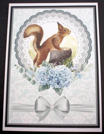 2 Forest animal card fronts  by Marion Kimberley-Scott