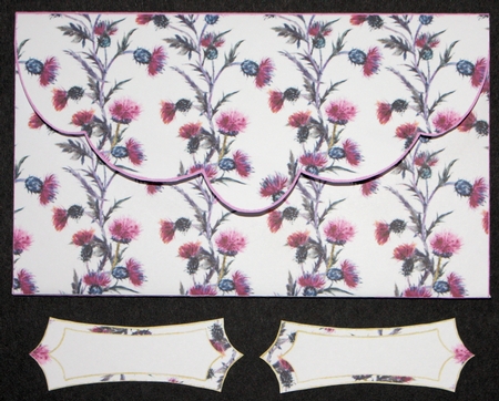 Thistle - Elegant Top Card Base by Marion Kimberley-Scott