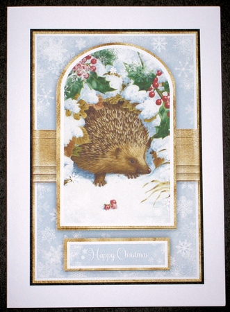 Christmas 6x4 inch Quick Card No.2 by Marion Kimberley-Scott