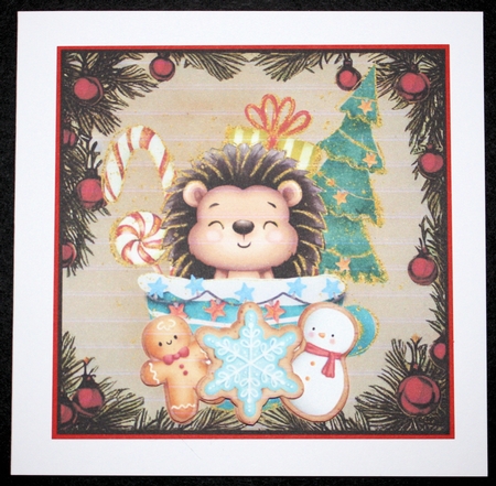 A cup of Christmas cheer card front 1 by Marion Kimberley-Scott