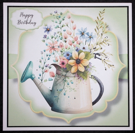 Simple Watercolour Floral Watering Can Bumper Kit by Marion Kimberley-Scott