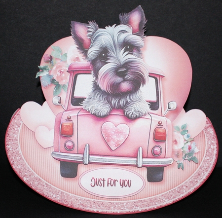 Puppy Love Card Front Kit-9 by Marion Kimberley-Scott