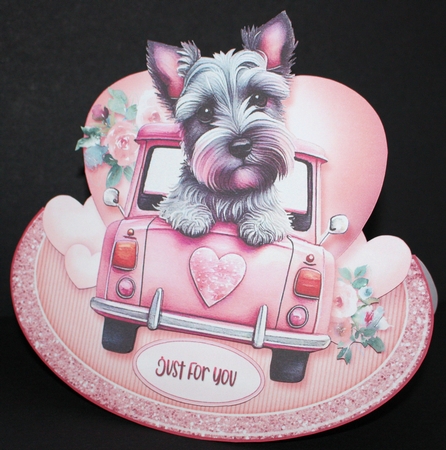 Puppy Love Card Front Kit-9 by Marion Kimberley-Scott