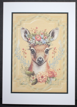 4 Floral forest animal toppers by Marion Kimberley-Scott