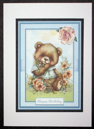 FLOWER BEARS 5x7 by Marion Kimberley-Scott
