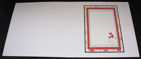 POPPY: Thinking of You 4x6 Card Front With Optional Decoupage and 3 Tags by Marion Kimberley-Scott