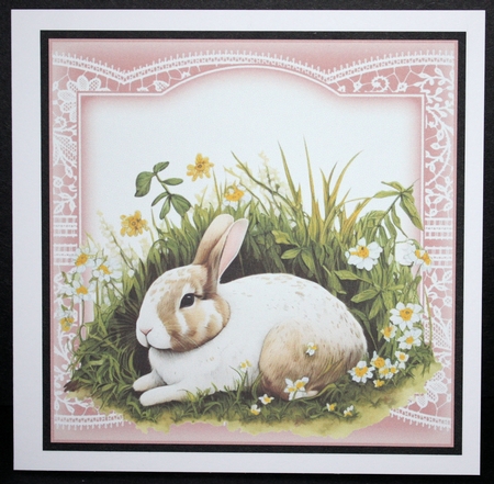 3 The sleepy rabbit card fronts/toppers by Marion Kimberley-Scott