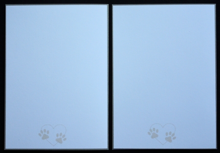 2 Dog portrait notelets 1 by Marion Kimberley-Scott