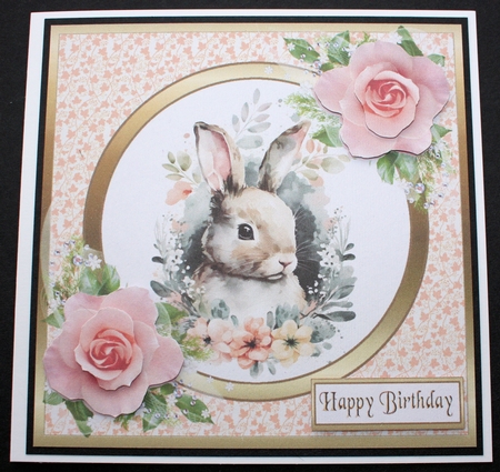 SC Rabbit with roses by Marion Kimberley-Scott