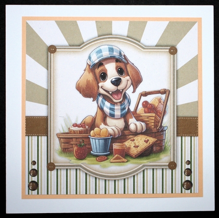 8x8 Mini Kit, Gorgeous Doggie Picnic by Marion Kimberley-Scott