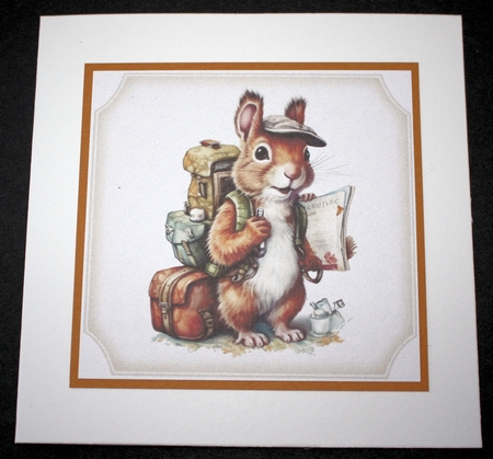6 Adventure squirrel toppers by Marion Kimberley-Scott