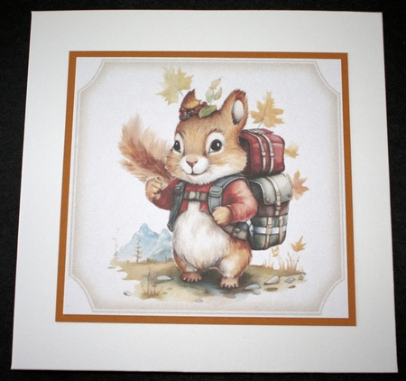 6 Adventure squirrel toppers by Marion Kimberley-Scott