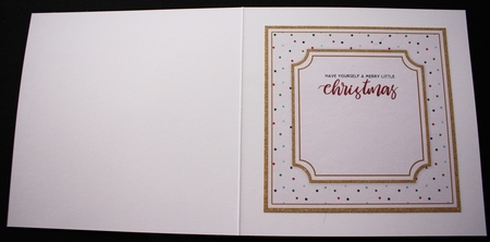 Christmas Mice Card front & Toppers  by Marion Kimberley-Scott