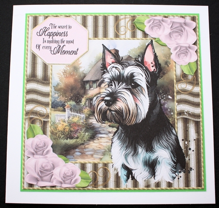 Scottie dog card front 2 by Marion Kimberley-Scott